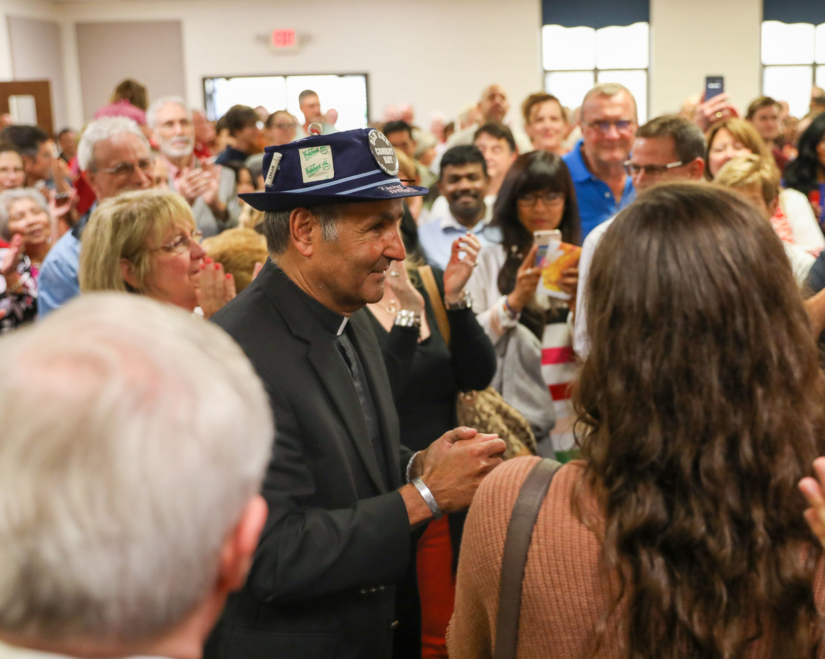Our Lady of Nazareth gives Father Joe a surprise sendoff
